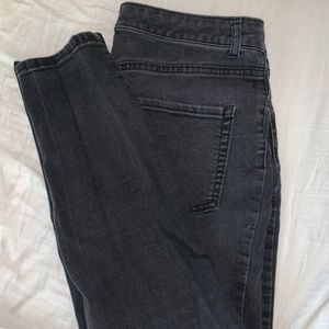 Black Faded Skinny Jeans